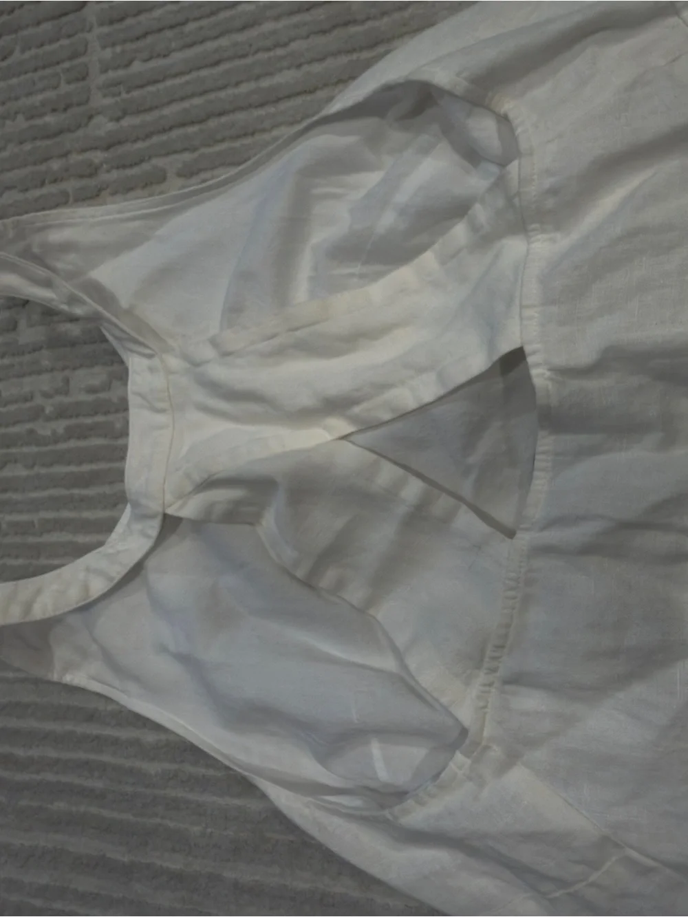 Banana Republic White Cotton Flowy Dress